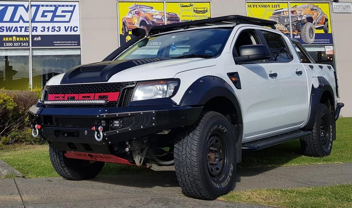 Ford Ranger Bullbasau Buy Bull Bar Ford Ranger 2011-2015 px - ykings4x4