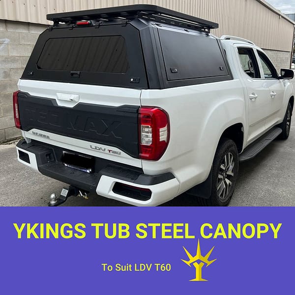 Buy TUB STEEL CANOPY WITH SIDE SOLID DOORS ( 2W) FOR LDV T60