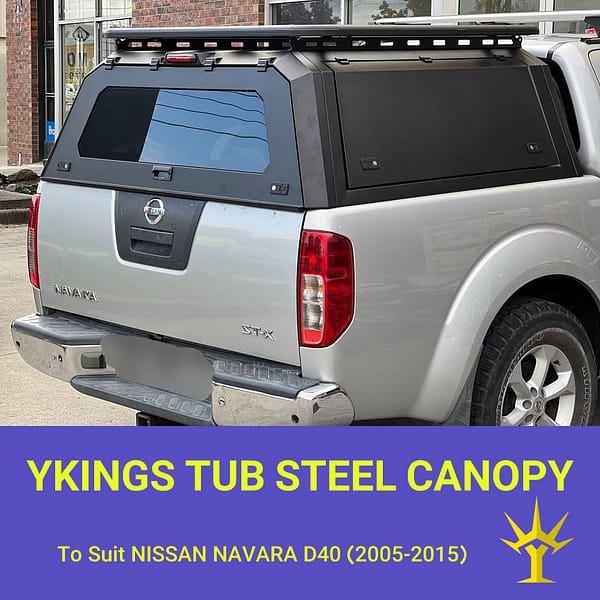 Buy TUB STEEL CANOPY WITH SIDE SOLID DOORS ( 2W) FOR NISSAN NAVARA D40