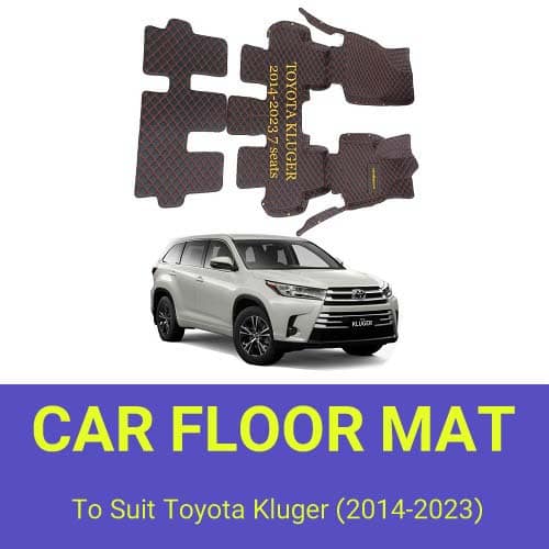 Buy 3D Moulded PU leather Waterproof Car Floor Mats For Toyota Kluger